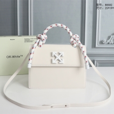 Off White Top Handle Bags